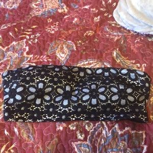 Strappy Bandeau Bathing Suit